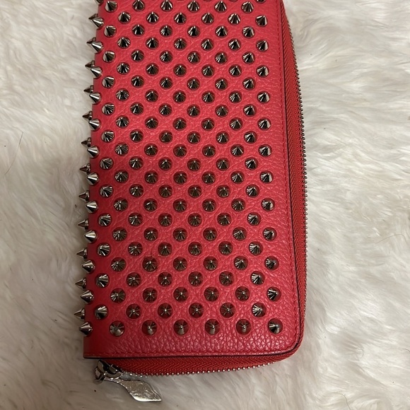 Christian Louboutin Long Wallet Leather Studs Panettone 1185059 H032​​​ - Picture 4 of 7